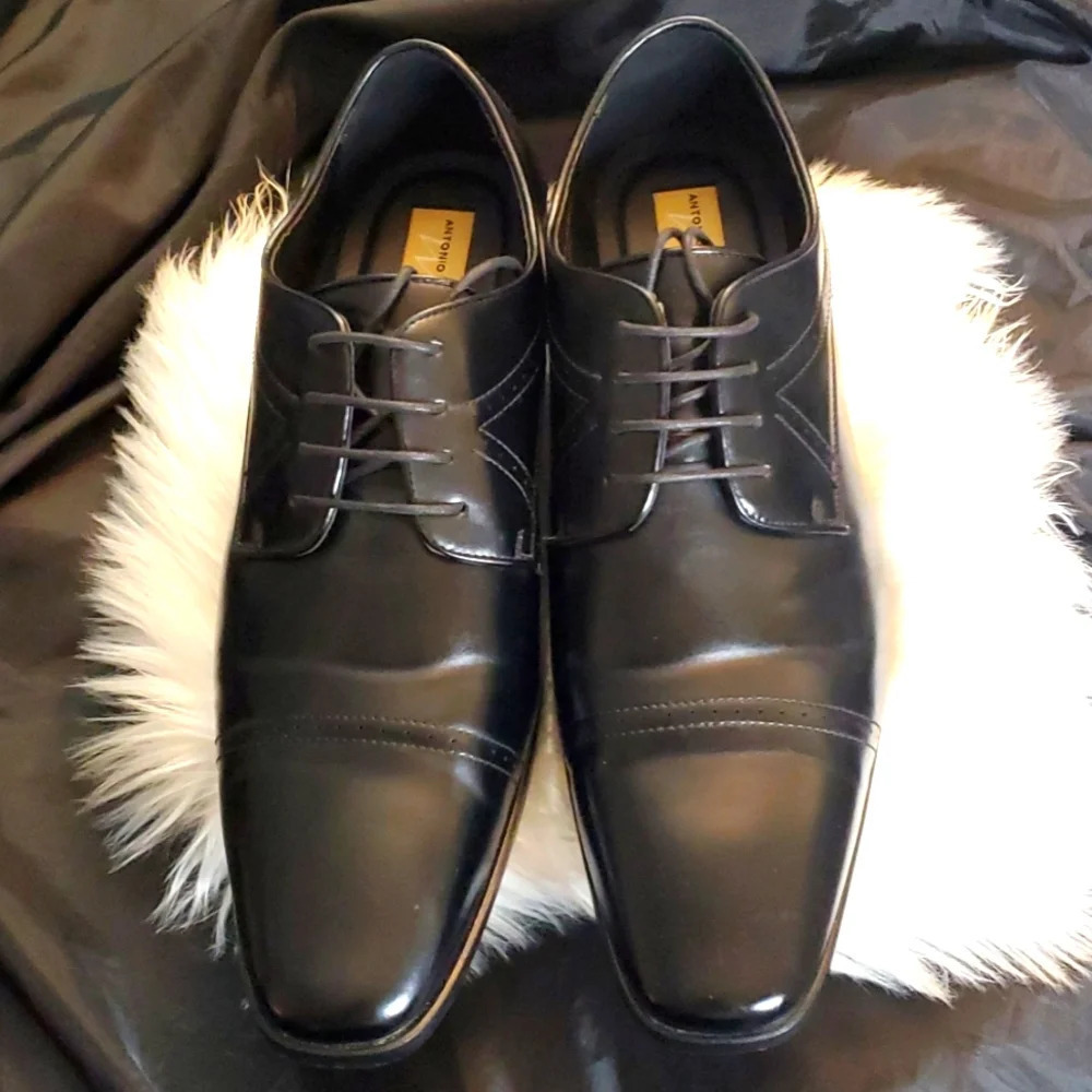 Like New Antonio Cerrelli Tie Mens Dress/Formal/Office Shoes Rare Large Size 17W